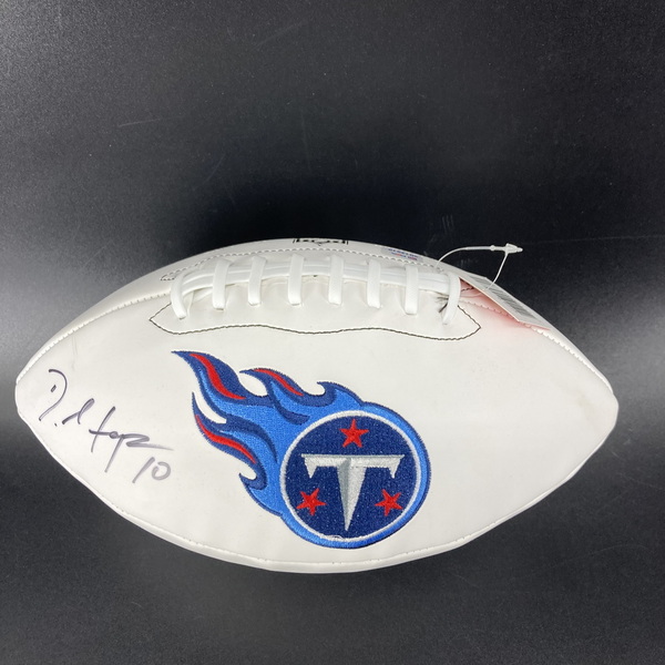 Titans - DeAndre Hopkins Signed Panel Ball With Titans Logo