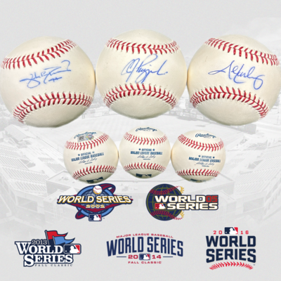 Jake Peavy, A.J. Pierzynski & John Lackey - Autographed OMLB Baseballs