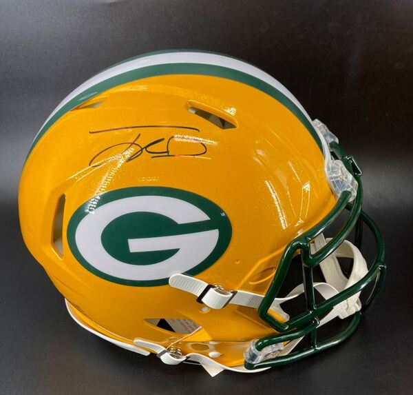 NFL - Packers Jayden Reed Signed Authentic Speed Helmet