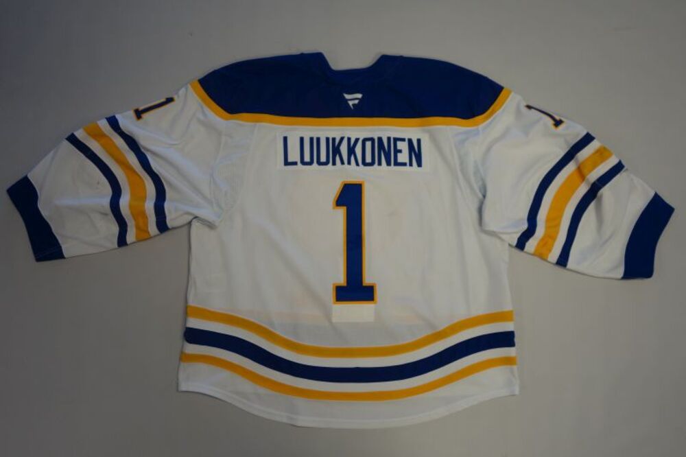 Ukko-Pekka Luukkonen 2025-26 Buffalo Sabres Set 1 Away Jersey