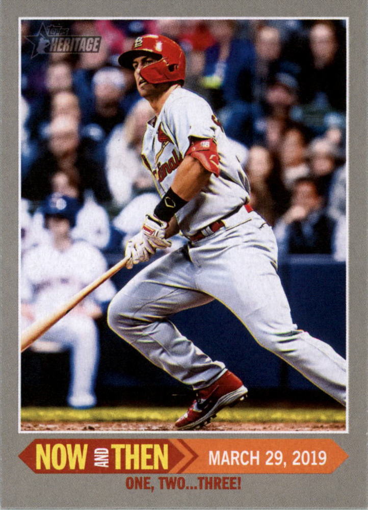 2019 Topps Heritage Now and Then #NT1 Paul Goldschmidt