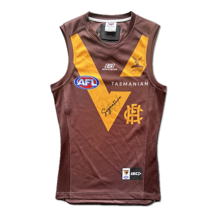 William McCabe #27 Hawthorn 2024 Signed Legends Player Guernsey