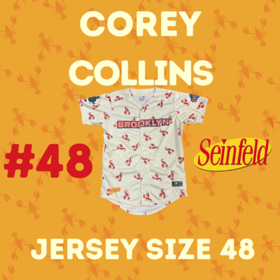 #48 Corey Collins Game Used Seinfeld Jersey (Size 48)