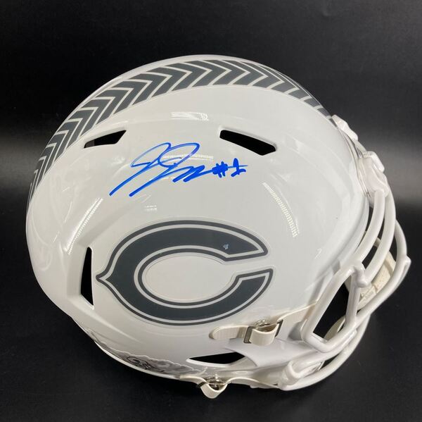 NFL - Bears Jaylon Johnson Signed STS Replica Helmet