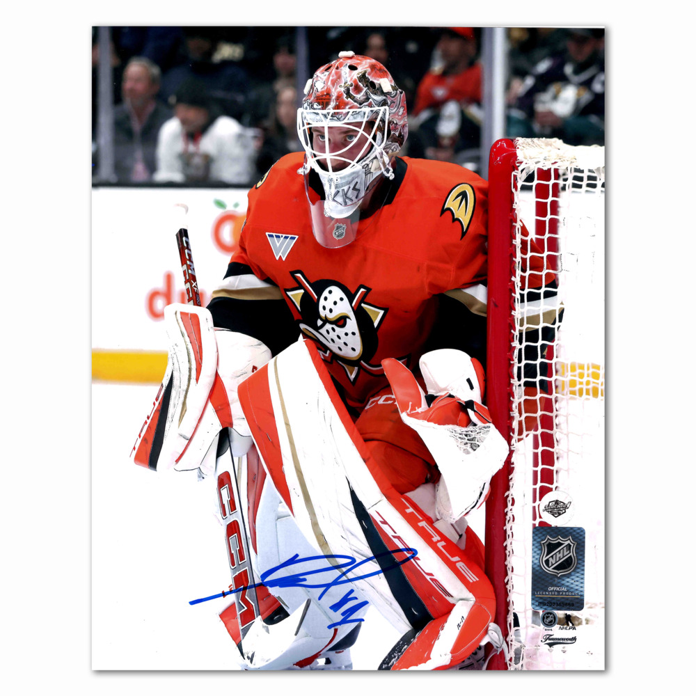 Lukas Dostal Autographed Anaheim Ducks Home 8x10 Photo