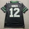 NFL - Jets Joe Namath Signed Alternate Black Replica Jersey Size Medium
