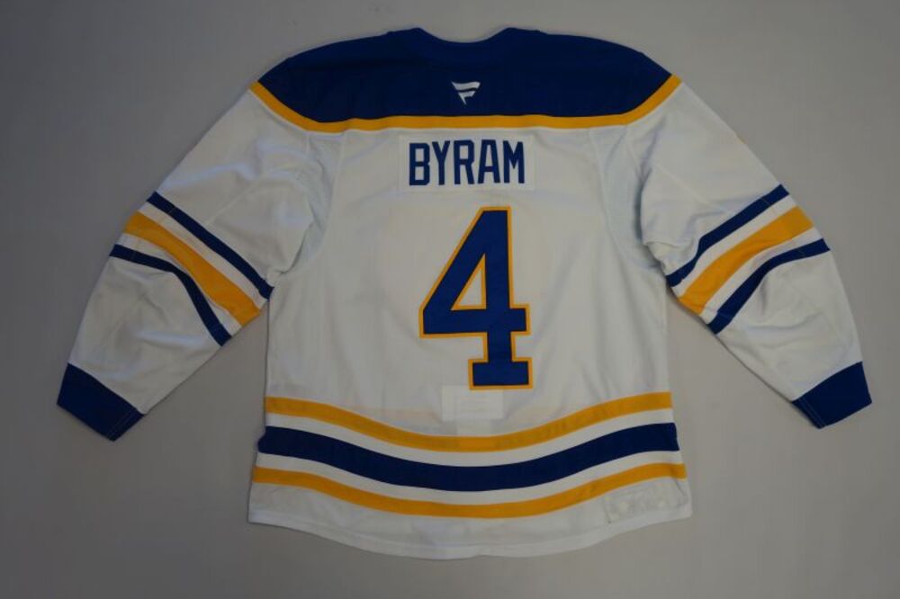 Bowen Byram 2025-26 Buffalo Sabres Set 1 Away Jersey