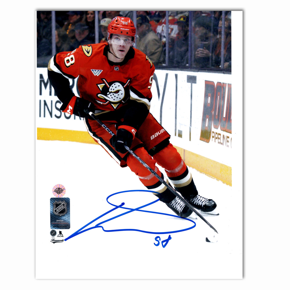 Pavel Mintyukov Autographed Anaheim Ducks Home 8x10 Photo