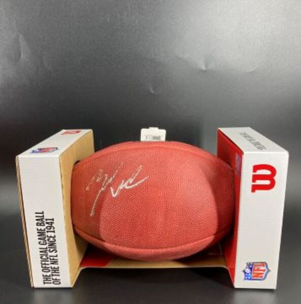 NFL - Raiders Zamir White Signed Authentic Football
