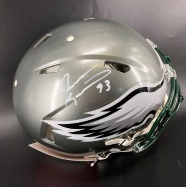 NFL - Eagles Jevon Kearse Signed Authentic Flash Speed Helmet