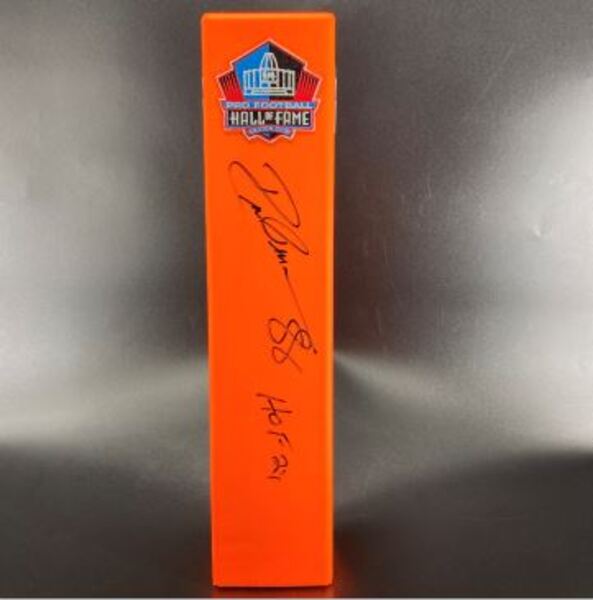 HOF - Cowboys Drew Pearson Signed HOF Pylon