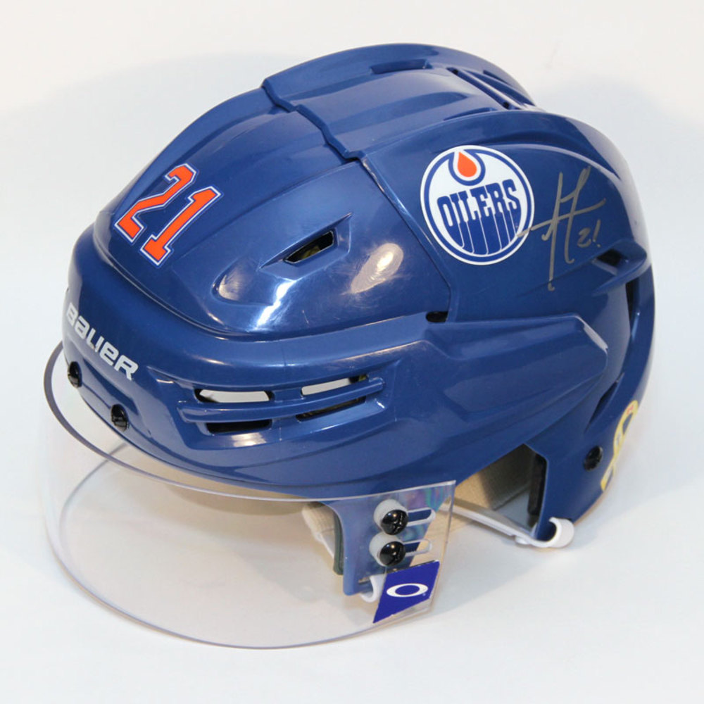 Andrew Ference 21 Autographed 201415 Edmonton Oilers Game Worn