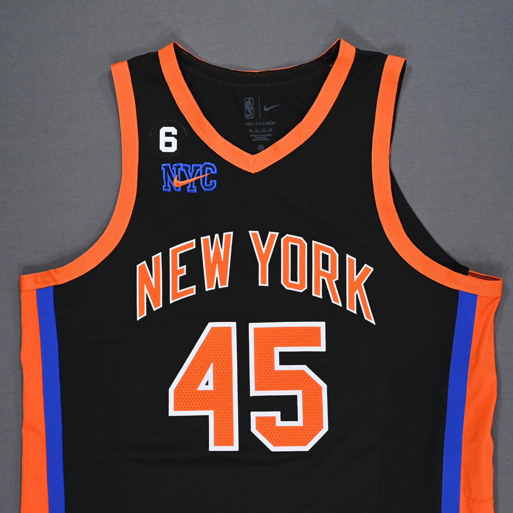Jericho Sims New York Knicks GameWorn City Edition Jersey 2022