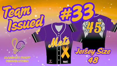 Maddie's Fight Foundation Jersey #33 