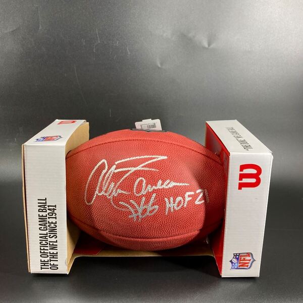 HOF - Steelers Alan Faneca Signed Authentic Football