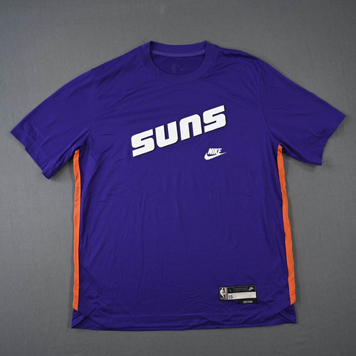 Image of Payne, Cameron - Phoenix Suns - Game-Issued Classic Edition Short-Sleeved Shooting Shirt - 2022-23 NBA Season