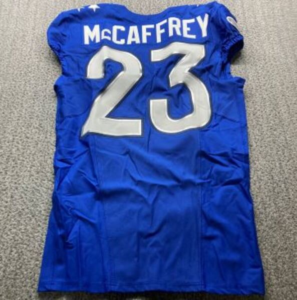 NFL - 49ers Christian McCaffrey Game Issued Pro Bowl Games Jersey Size 42