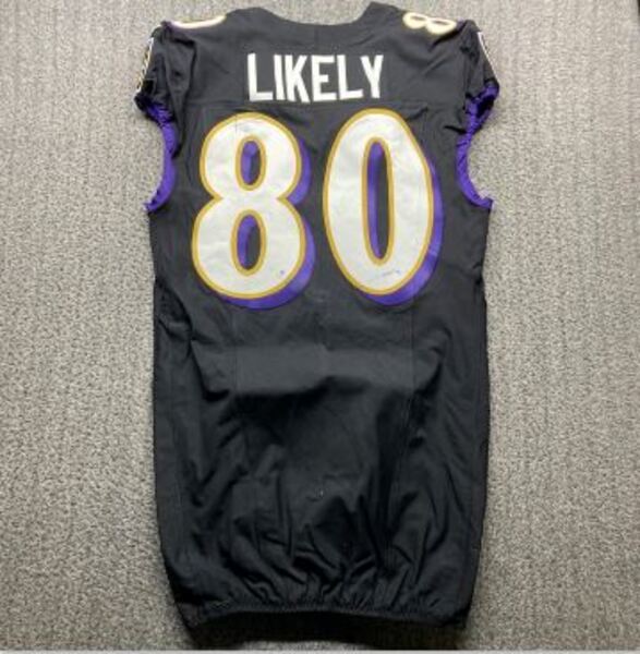 Crucial Catch - Ravens Isaiah Likely Game Worn Jersey (10/26/2025) Size 40