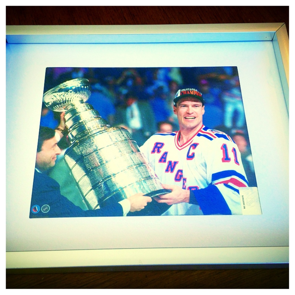 Mark Messier New York Rangers 1994 Stanley Cup HHOF Photo Collection Framed 8x10