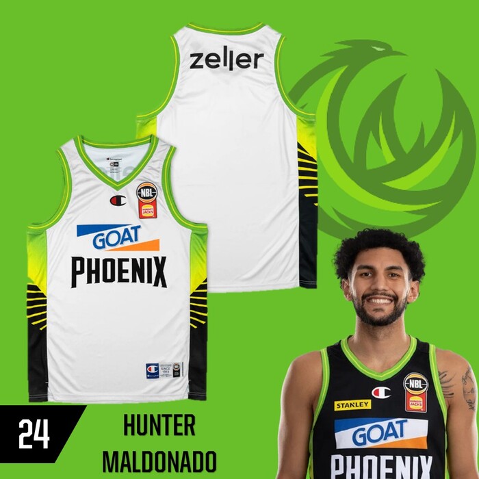 Photo of Hunter Maldonado #24 S.E.M Phoenix 2025/26 NBA Game Worn Jersey