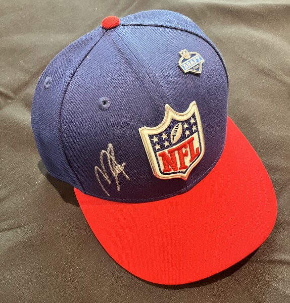 Makai Lemon Autographed NFL Draft Hat