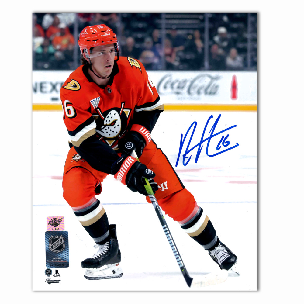 Ryan Strome Autographed Anaheim Ducks Home 8x10 Photo
