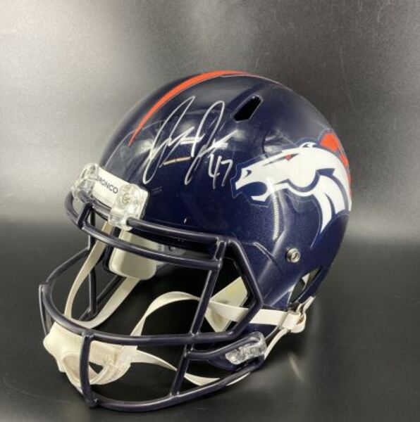 Broncos - Josey Jewell Signed Replica Helmet (Not Authenticated)
