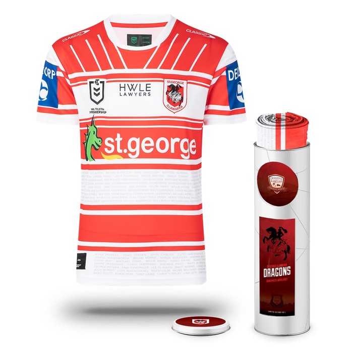 Michael Molo St. George Illawarra Dragons 2023 Charity Shield Jersey