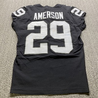 Crucial Catch - Raiders David Amerson Game Worn Jersey 2017 Season Size 40