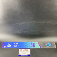NFL - Lions Jared Goff 2023 Pro Bowl Games Nameplate Special Edition 3 of 3