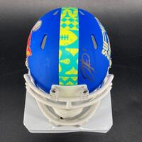 NFL - Eagles Jalen Hurts Signed Super Bowl LIX Commemorative Mini Helmet