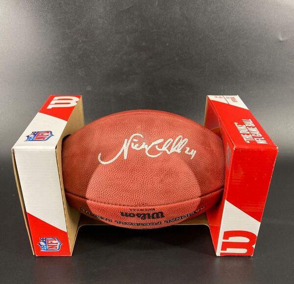 NFL - Texans Nick Chubb Signed Authentic Football with Pro Bowl Logo