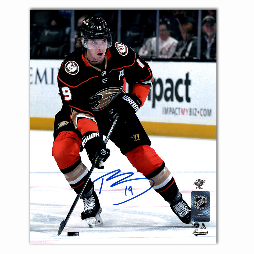 Troy Terry Autographed Anaheim Ducks Home 8x10 Photo