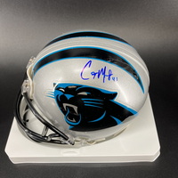 Panthers - Captain Munnerlyn Signed Mini Helmet