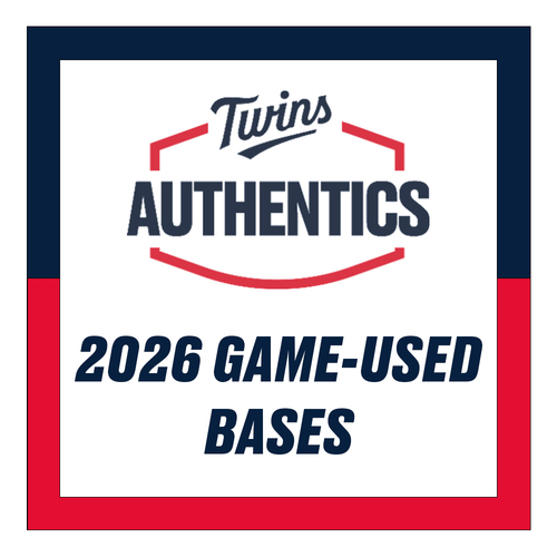 Photo of 2026 Minnesota Twins Game-Used Base (August) - PRESALE: Choose your Game Date!