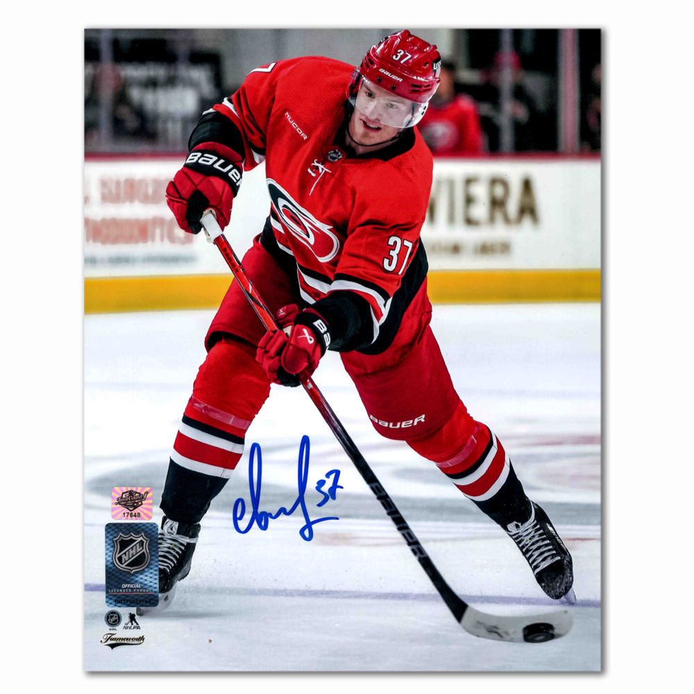 Andrei Svechnikov Autographed Carolina Hurricanes Home 8x10 Photo