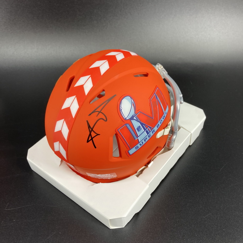 Rams Aaron Donald Signed Super Bowl LVI Mini Helmet The official auction site of the