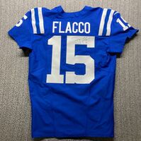 STS - Colts Joe Flacco Signed Game Issued Jersey 2024 Season Size