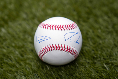 Dual Autographed Baseball - Riley Greene and Spencer Torkelson