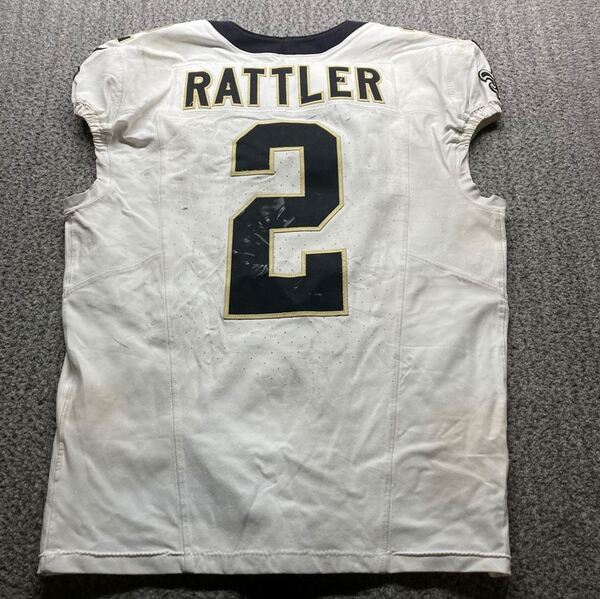 Crucial Catch - Saints Spencer Rattler Game Worn Jersey (9/28/2025) Size...