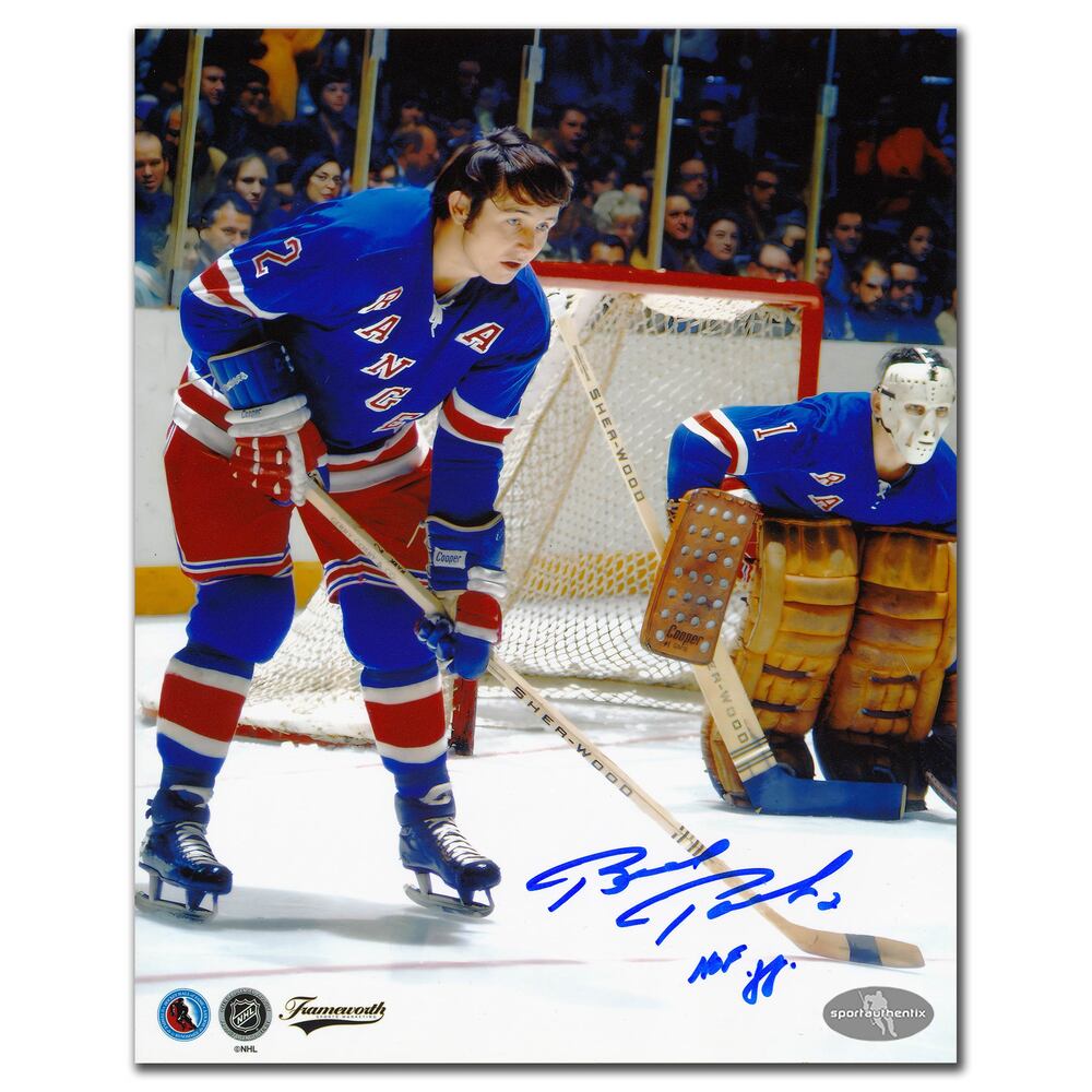 Brad Park New York Rangers Action Autographed 8x10