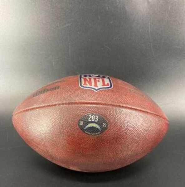 Crucial Catch - Chargers Game Used Football - (9/05/2025) / Individually...