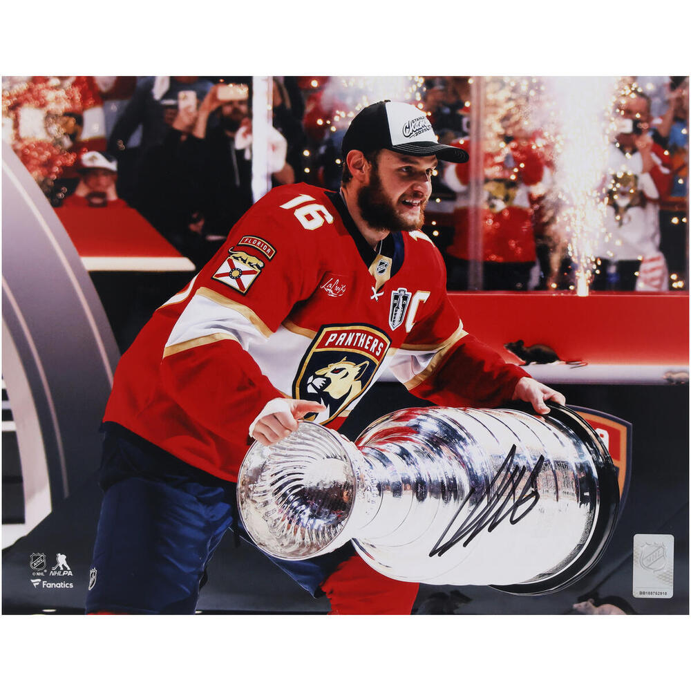 Aleksander Barkov Florida Panthers Autographed 2025 Stanley Cup Champions 11