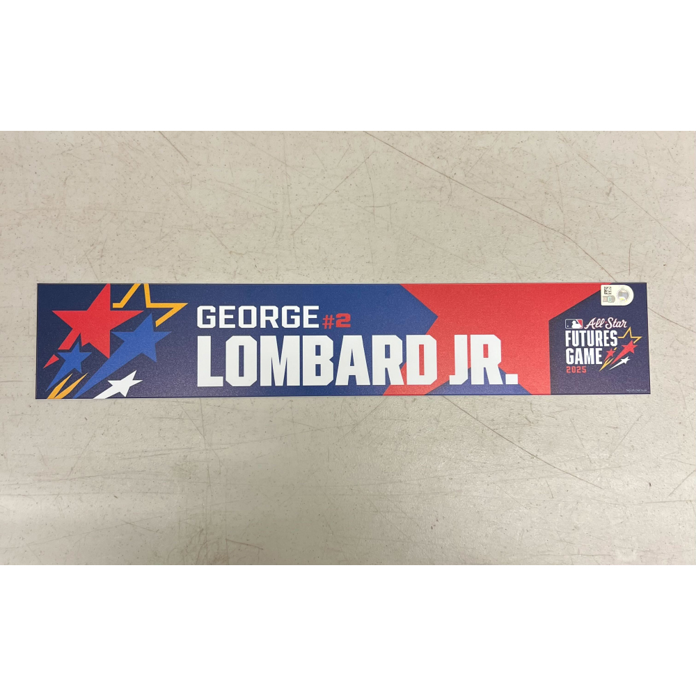 2025 All-Star Futures Game - George Lombard Jr Game-Used Locker