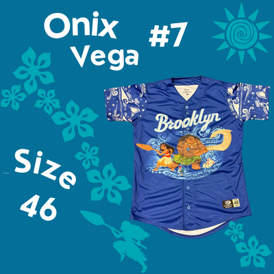 #7 Onix Vega Game Used Moana Jersey (Size 46)