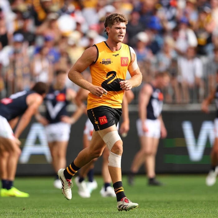 Photo of Mitch Georgiades #19 2026 WA AFL Origin Match-Worn Guernsey