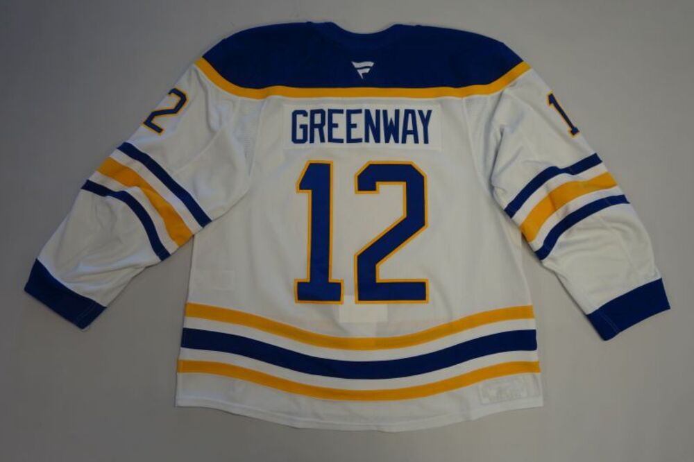 Jordan Greenway 2025-26 Buffalo Sabres Set 1 Away Jersey