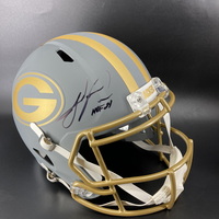 HOF - Packers Julius Peppers Signed Replica Slate Speed Helmet with HOF ...