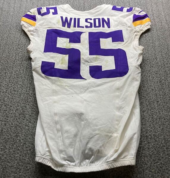 Dublin Games - Vikings Eric Wilson Game Worn Jersey (9/28/2025) Size 44 ...