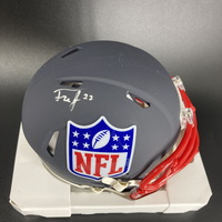 NFL - Jets Tre Jenkins Signed Blue Shield Mini Helmet